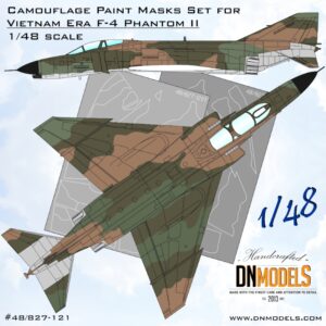 F-4 Phantom II Vietnam Era Camo Paint Masks 1/48