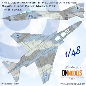 F-4E AUP Phantom II Hellenic Air Force Camouflage Paint Masks Set 1/48