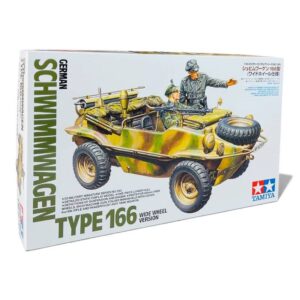German Schwimmwagen Type 166 Wide Wheel Version - 2 figures