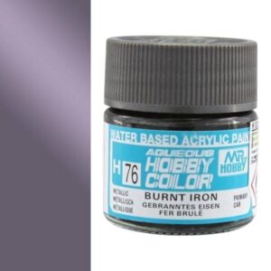 H-076 Metallic Burnt Iron (10ml) - Mr. Color for Car Models