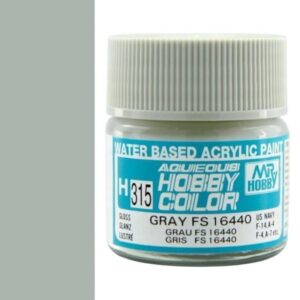 H-315 Gloss Grey FS16440 (10ml) - Mr. Color for Aircraft Models, USA