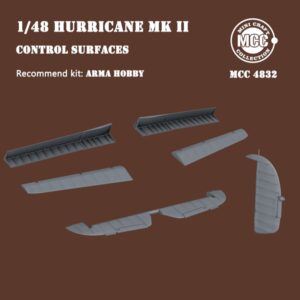 Hurricane Mk.II Control Surfaces for ARMA Hobby 1/48