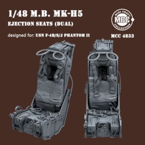 M.B Mkh5 Ejection seat-navy (2pcs) 1/48