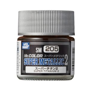 SM-205 Mr. Color Super Metallic 2 - Super Titanium 2 (10ml)