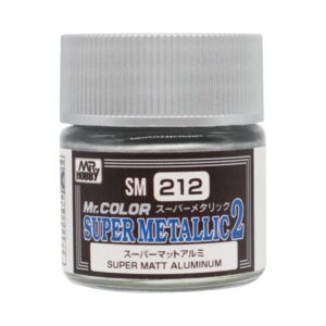 SM-212 Mr. Color Super Metallic Colors II (10 ml) - Mat Aluminium