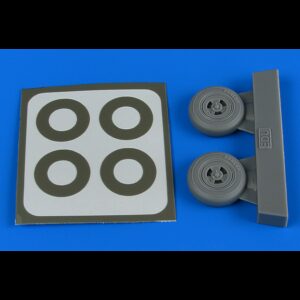 Spitfire Mk.IX wheels (3-spoke) & paint masks for EDUARD