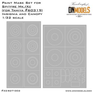 Spitfire Mk.IXc Tamiya - canopy masks - roundels 1/32