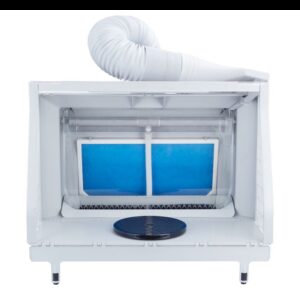 Water Curtain Airbrush Spray Paint Booth with LED light